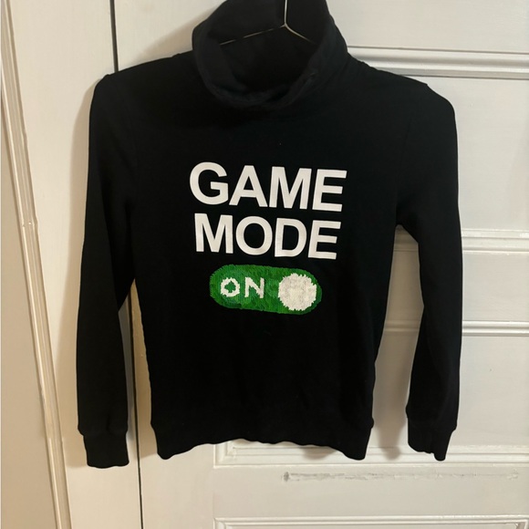 H&Mkids collared black sweater - Picture 4 of 7